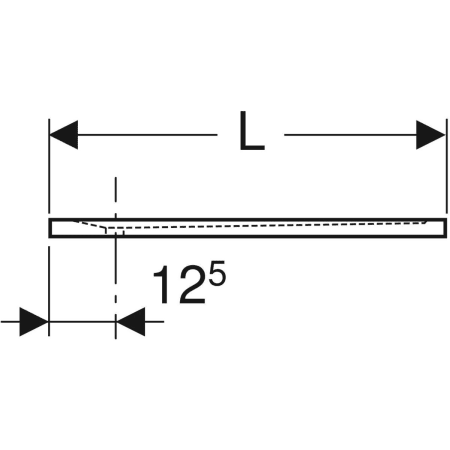 550.290.00.2 Квадратный душевой поддон Geberit Sestra Geberit  - Вид №3