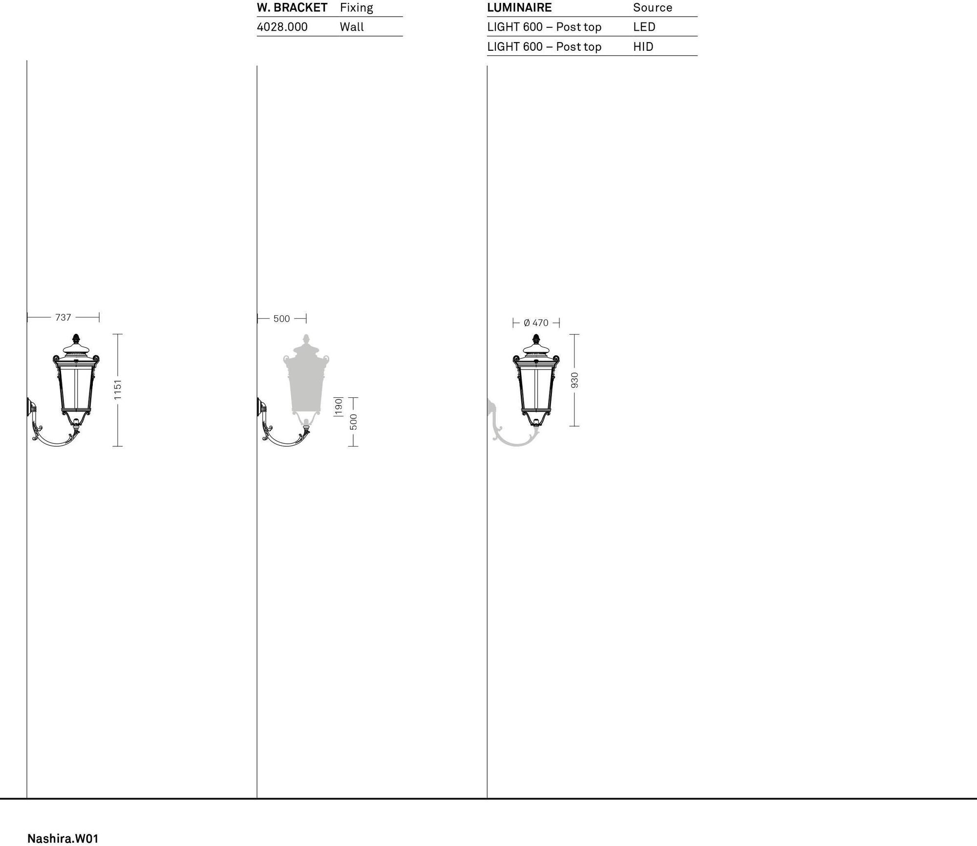 Neri Настенный уличный фонарь Nashira sun-id-1458602 - Вид №1