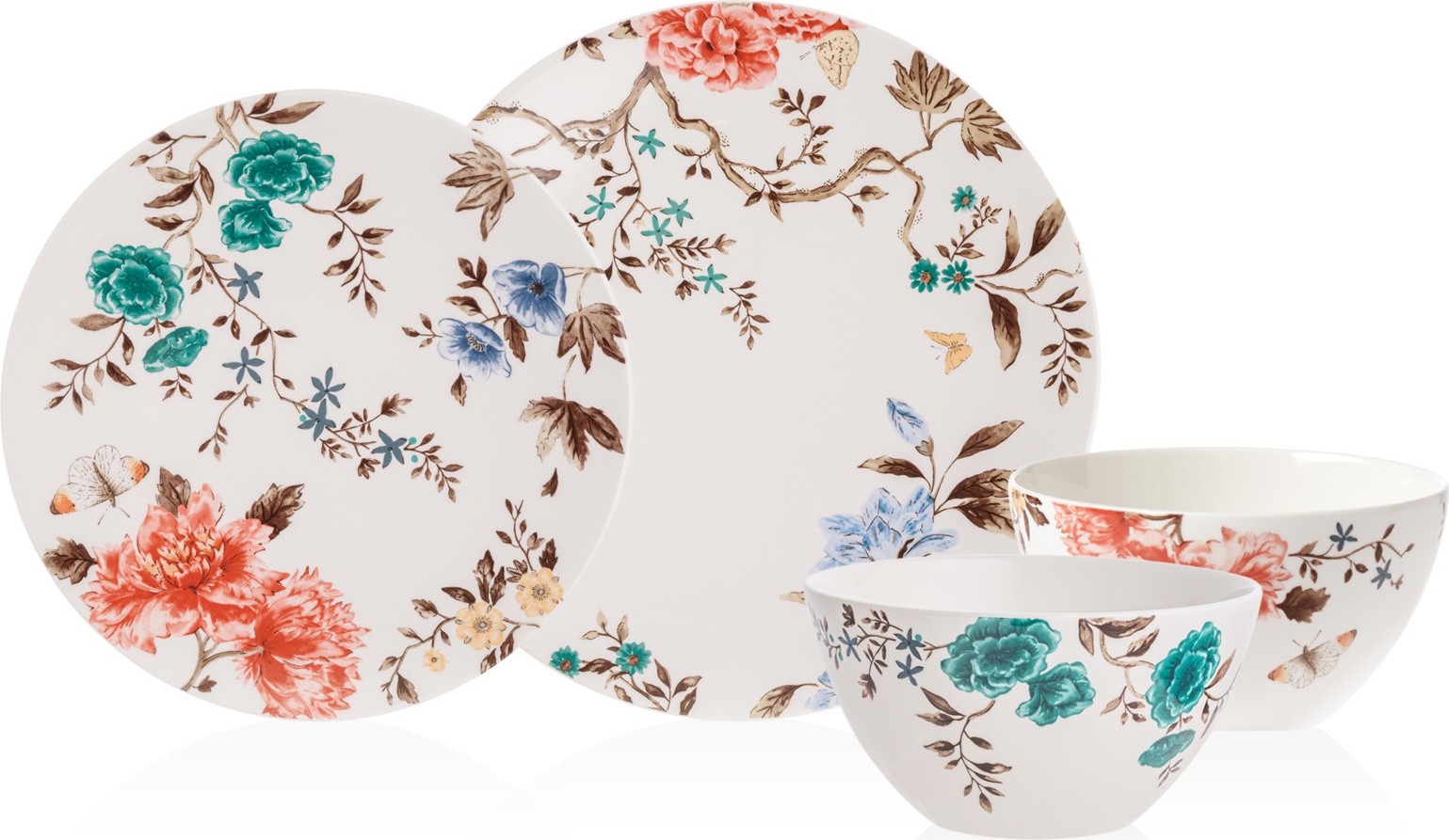 10660497 Lenox Сервиз столовый Lenox "Цветущая лоза" на 4 персоны, 12 предметов Фарфор 