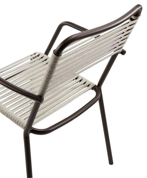 Vermobil Садовое кресло из веревки с подлокотниками Memphis Me300 - Вид №3