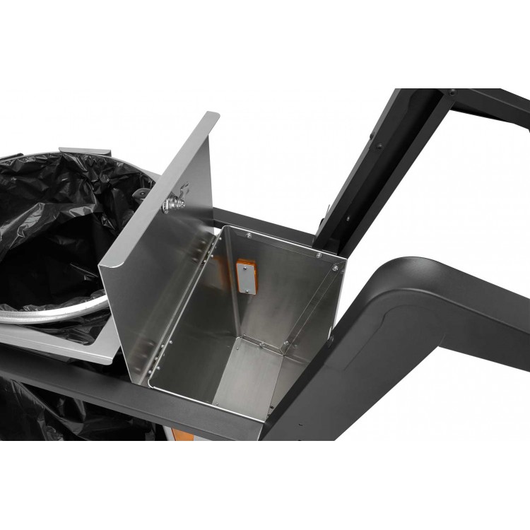 01455/2 FLORA Универсальная тележка дворника FLORA Accurato City для уборки и транспортировки отходов на улицах, в городских парках, городских придомовых территориях. Мобильный держатель для мусорного мешка на 120 л  - Вид №3