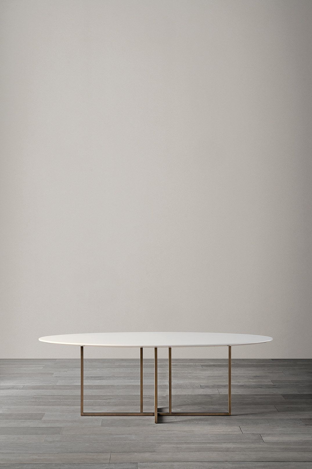 Овальный мраморный консольный стол Meridiani COLE ARCH-00066250 - Вид №1