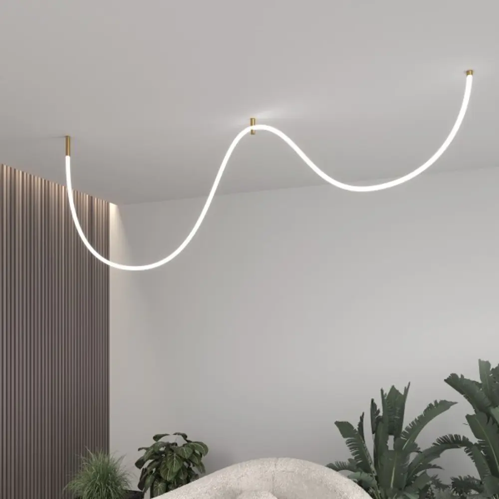 Светильник подвесной светодиодный «Full Light Minimal» 7 м² нейтральный белый свет цвет латунь 88942671 STLM-2187224 Elektrostandard  - Вид №3