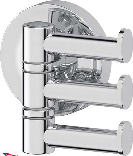 ELE 003 Крючок поворотный тройной ELLUX Elegance