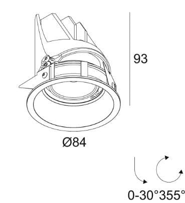 Круглый светодиодный светильник Deltalight Entero ARCH-00086340 - Вид №2