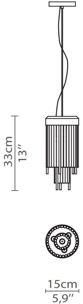 LUXXU Подвесной светильник из галогенного кристалла Pharo sun-id-1491717 - Вид №1
