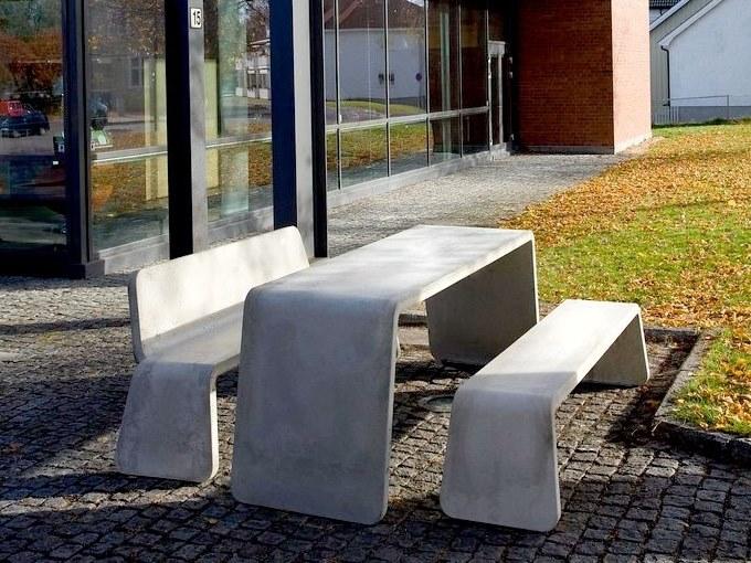 VESTRE Прямоугольный стол для общественных мест из бетона Kyoto sun-id-1404489 - Вид №1