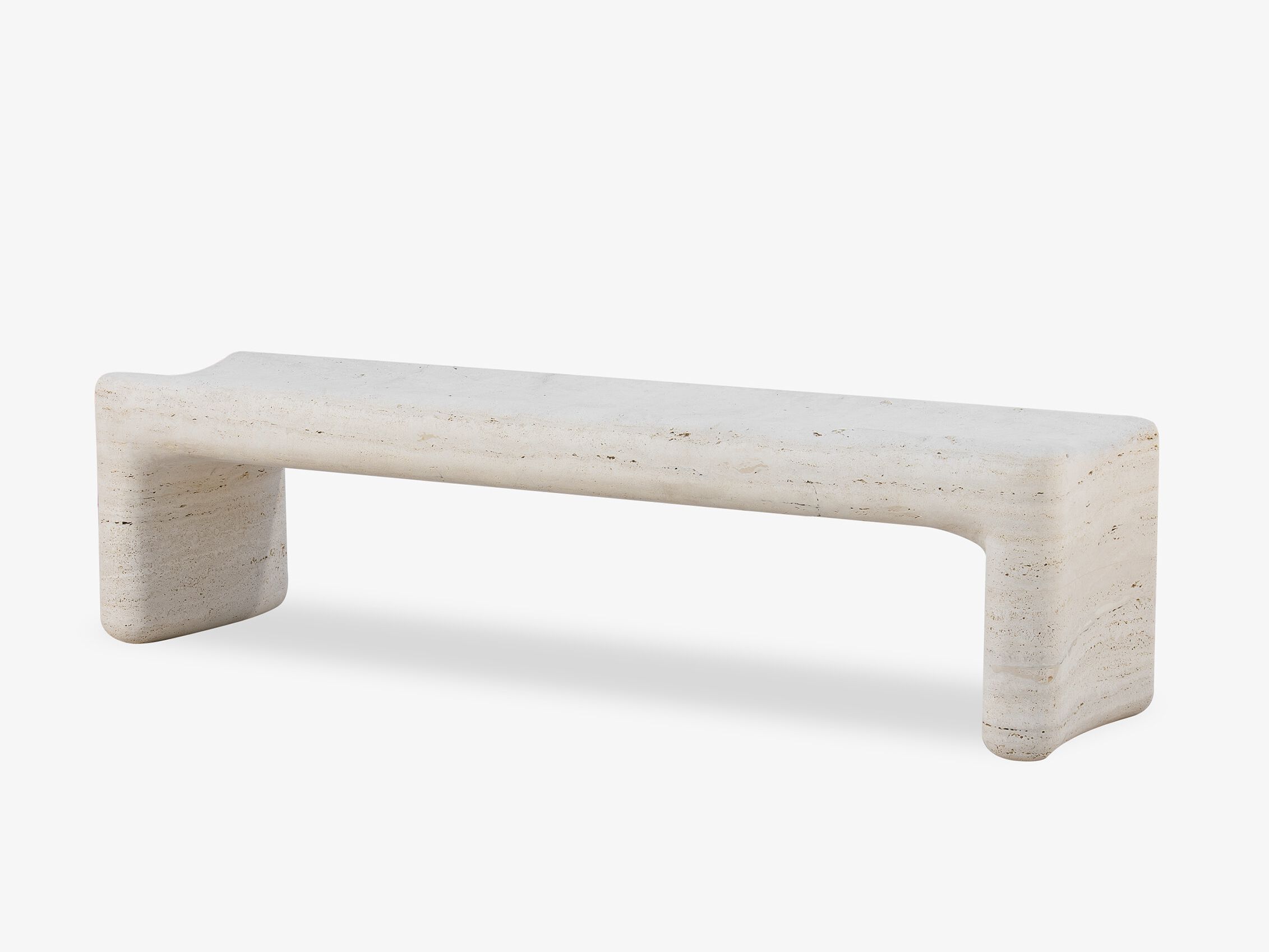 Травертиновая садовая скамейка VELTHA® Tinia ARCH-00099227