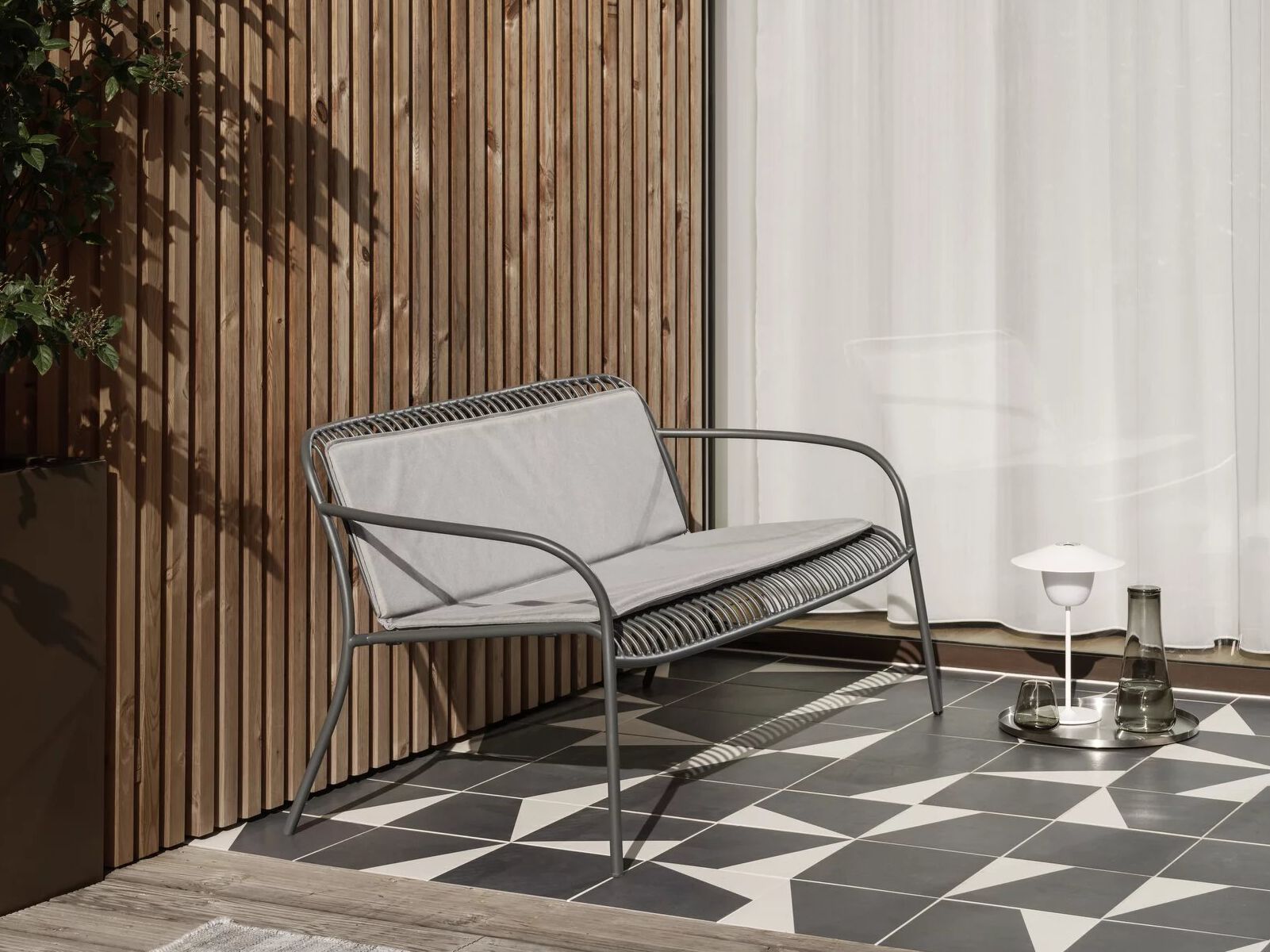 С порошковым покрытием алюминиевый светодиодный аккумулятор настольная лампа blomus Ani ARCH-00070757 - Вид №9