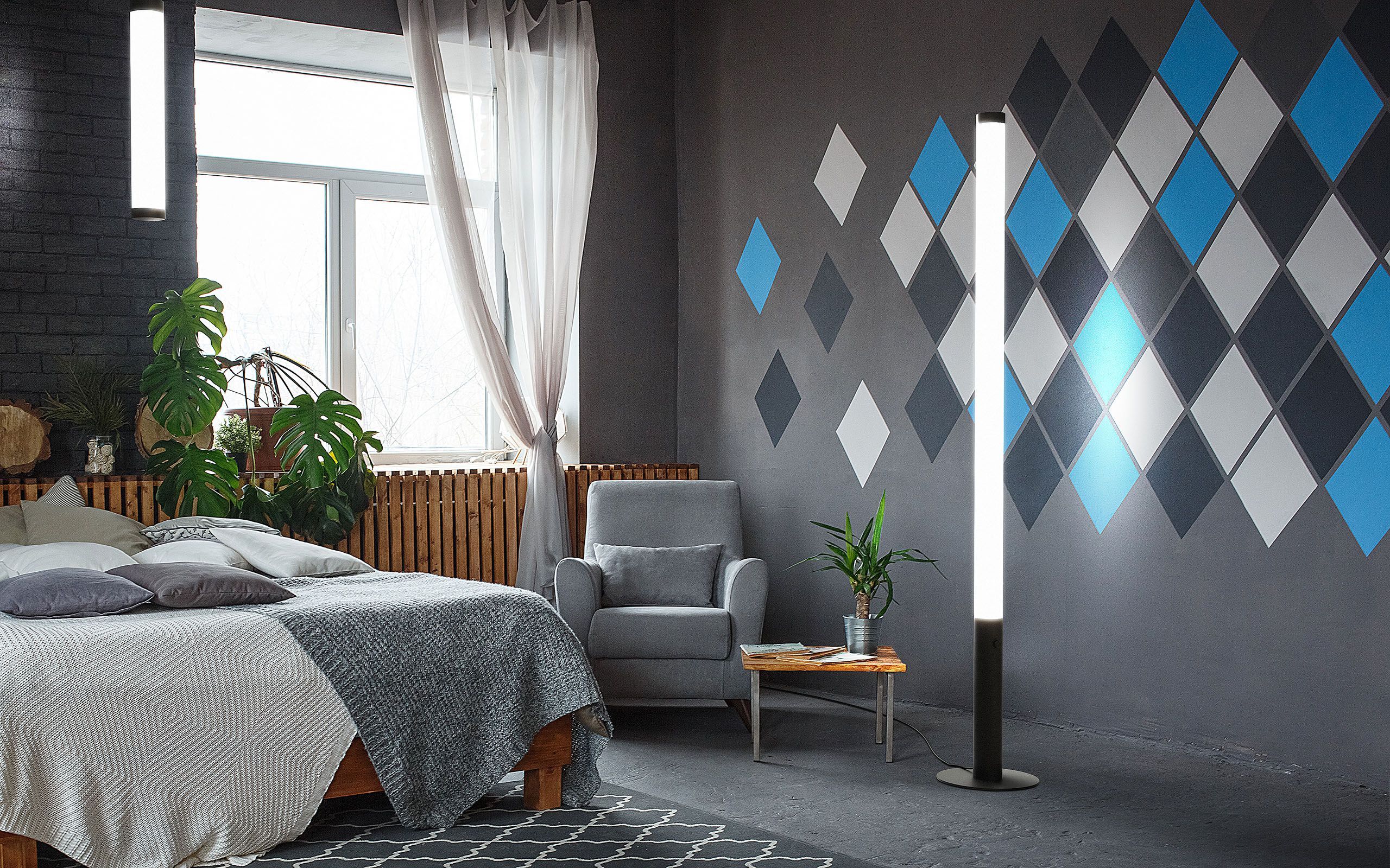 Металлический торшер Valaisin Grönlund Tower ARCH-00072490 - Вид №2