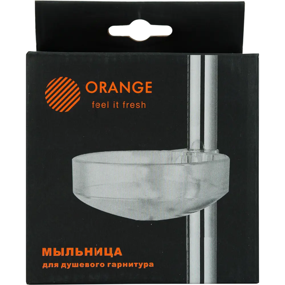 Мыльница для душевой штанги Orange DISH-T пластик цвет прозрачный STLM-2167824 - Вид №2