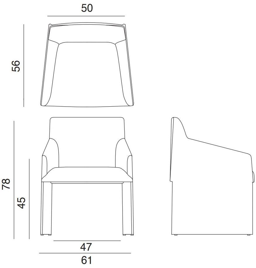 arper Кресло на колесах по контракту Saari sun-id-1457776 - Вид №1