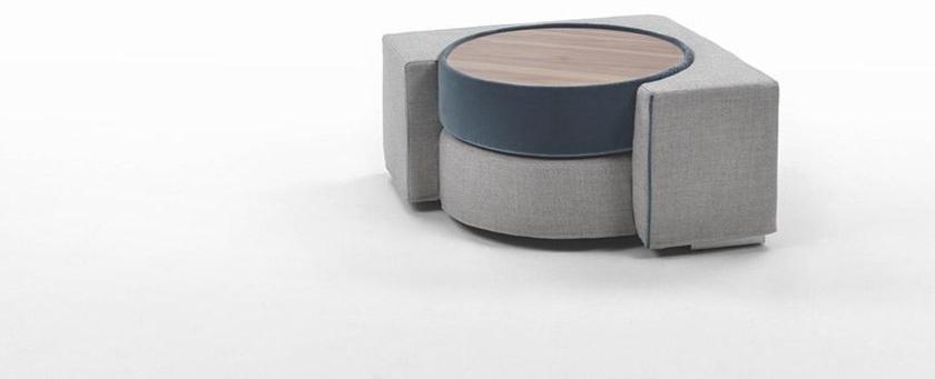 Marac Пуф / журнальный столик из ткани Hug sun-id-1466572 - Вид №1