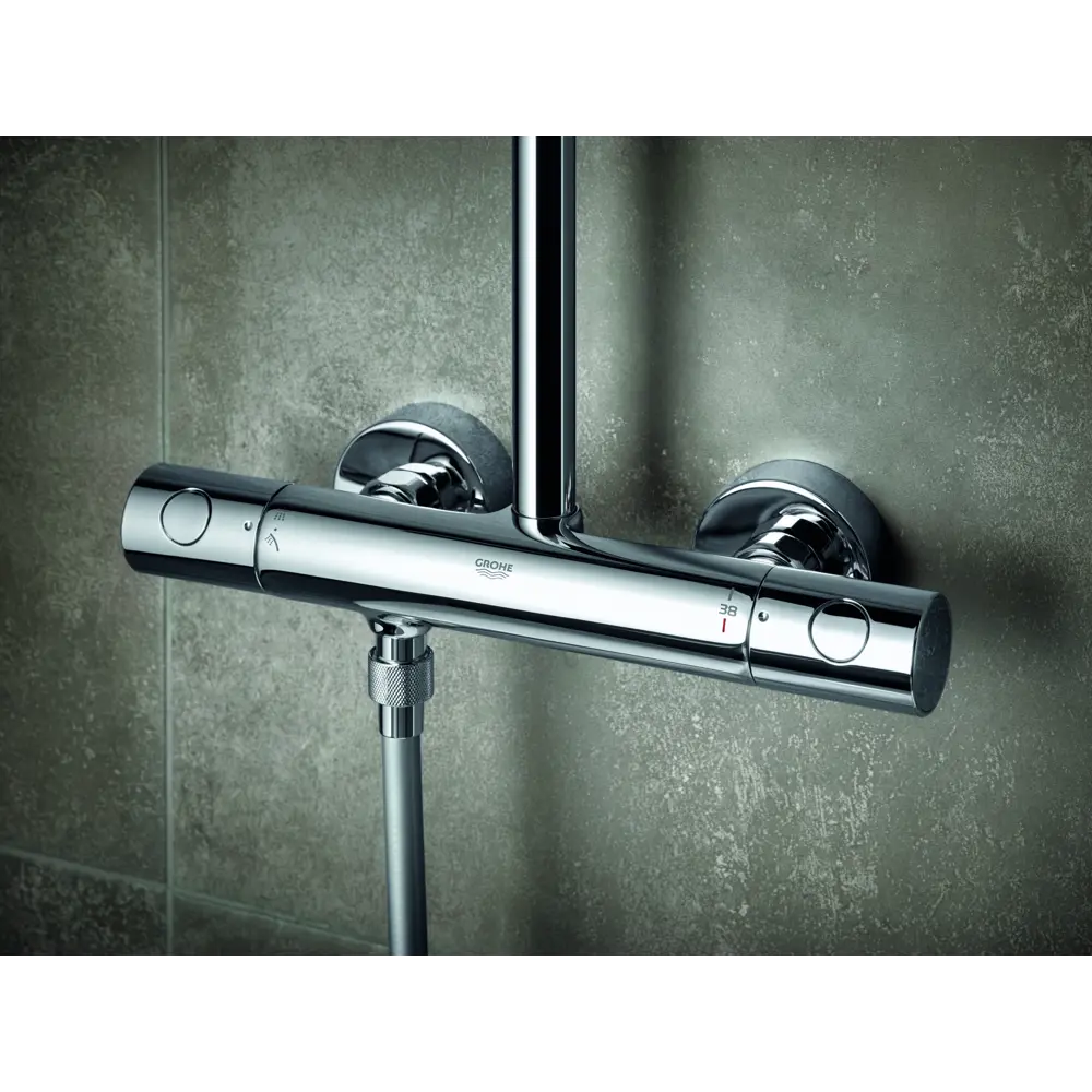 Душевая стойка Grohe Vitalio Start 2 режима с термостатом 83396638 STLM-2144682  - Вид №7