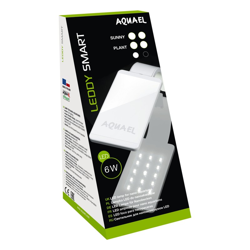 ПР0031949 Светильник светодиодный LEDDY SMART LED ll Sunny 6W белый (6500 K, 600 лм) AQUAEL 