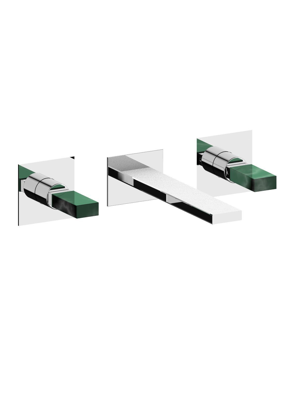 Настенный смеситель для раковины с 3 отверстиями без слива Rubinetterie Frattini Vita Due ARCH-00124133 - Вид №6