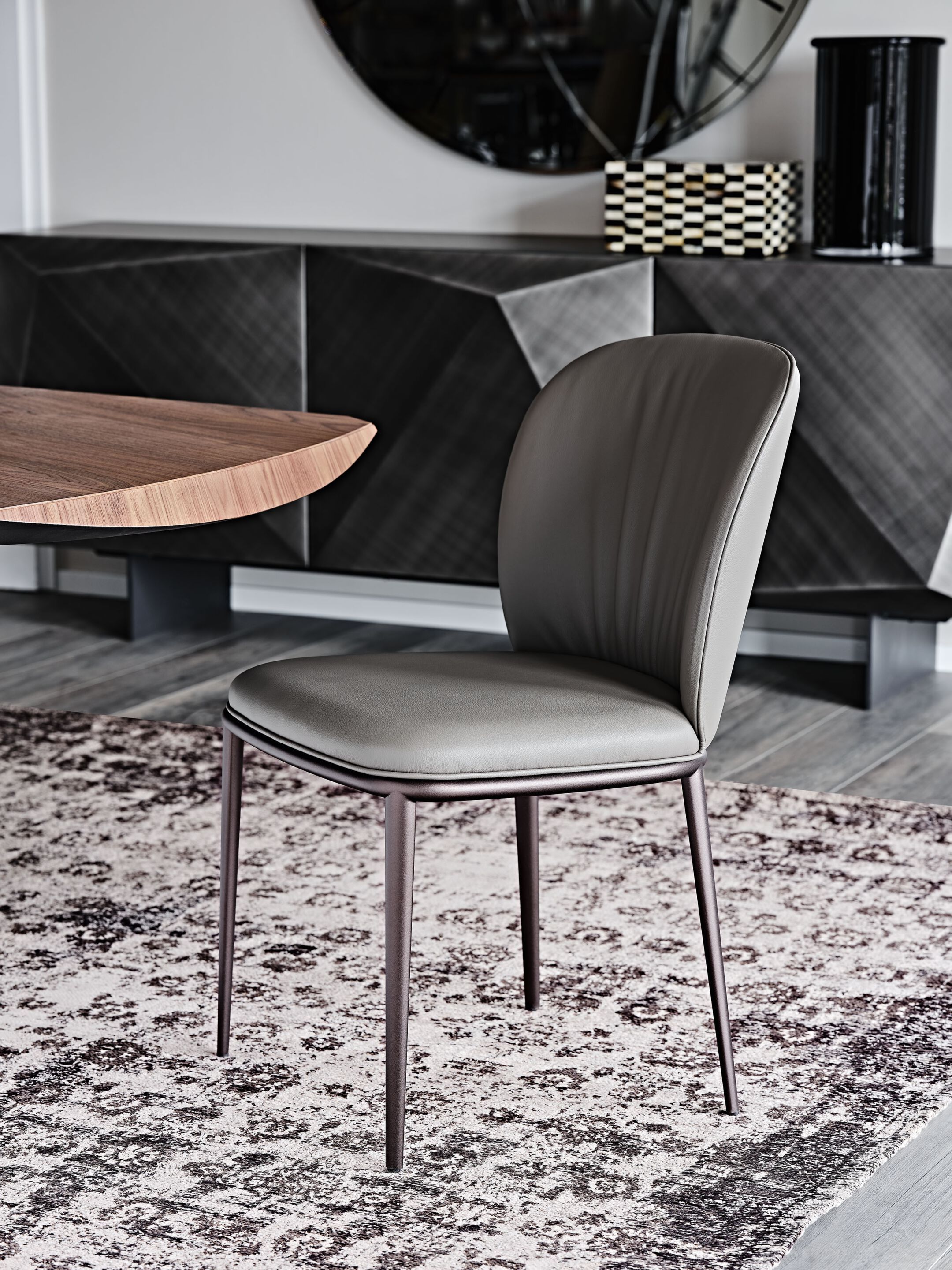 Кожаный мягкий стул Cattelan italia CHRIS ML ARCH-00072828 - Вид №2