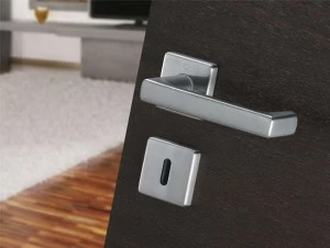 HOPPE Стальная ручка на розетке с накладкой Detroit