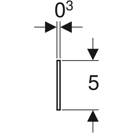 461.036.00.1 Звукоизолирующая лента Geberit GIS Geberit  - Вид №3
