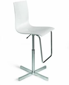 Desalto Табурет поворотный из акрила на 4 спицы со спинкой