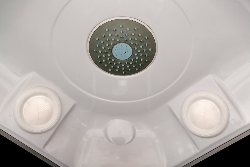 BМ4510 LED BLACK Душевая кабина DETO Серия ВМ L 809 с гидромассажем BLACK - Вид №5