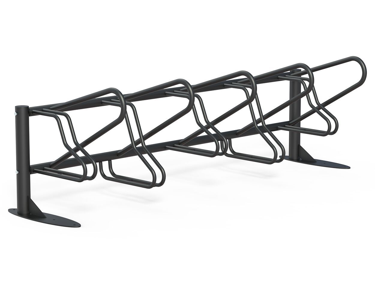 Стойка для велосипедов с оцинкованными стальными пластинами DIMCAR MILANO ARCH-00083083