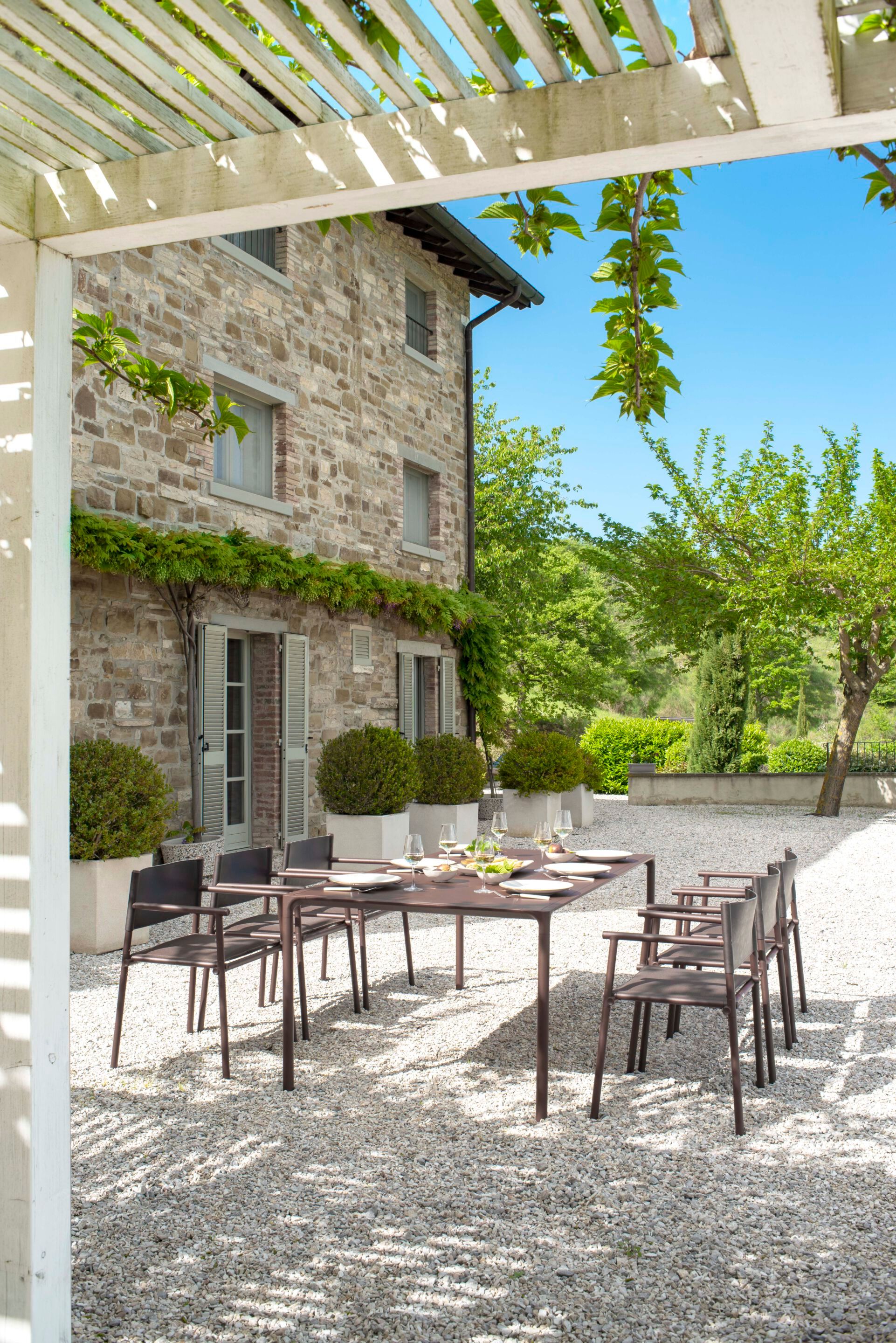 Алюминиевый прямоугольный выдвижной стол emu Terramare ARCH-00060211 - Вид №4