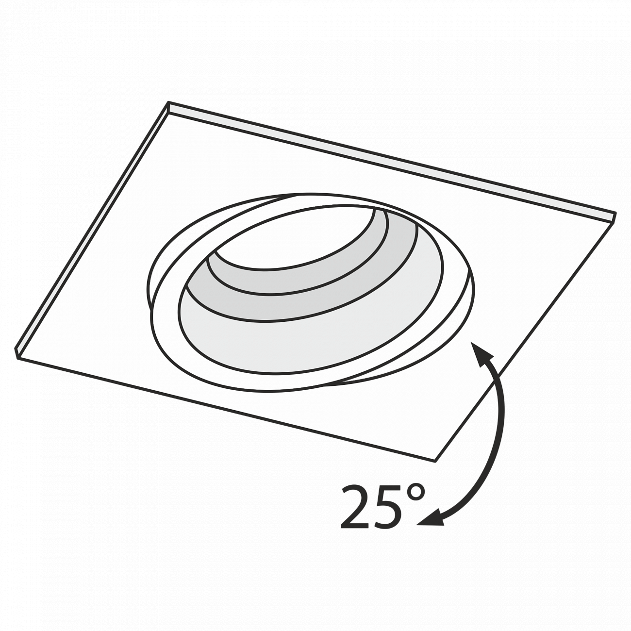 Встраиваемый спот белый Technical Akron DL026 TECHNICAL DOWNLIGHT 00-3957193 Белый  - Вид №3