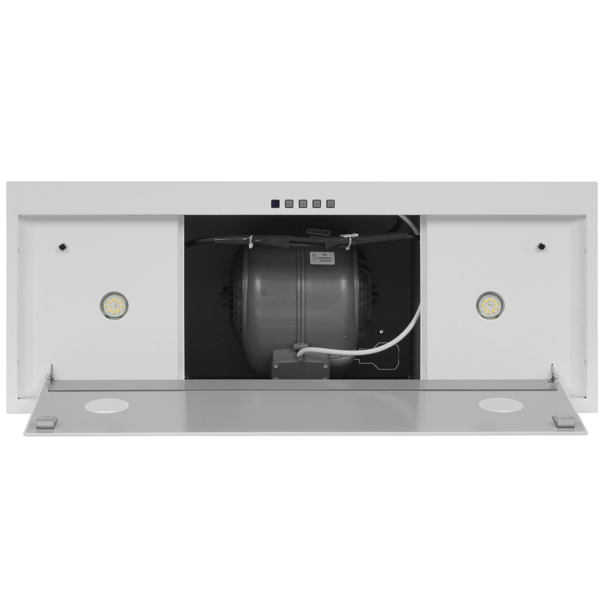 5354592 Вытяжка полновстраиваемая Akpo WK-6 Neva glass серебристый/белый STDN-0014906 - Вид №8