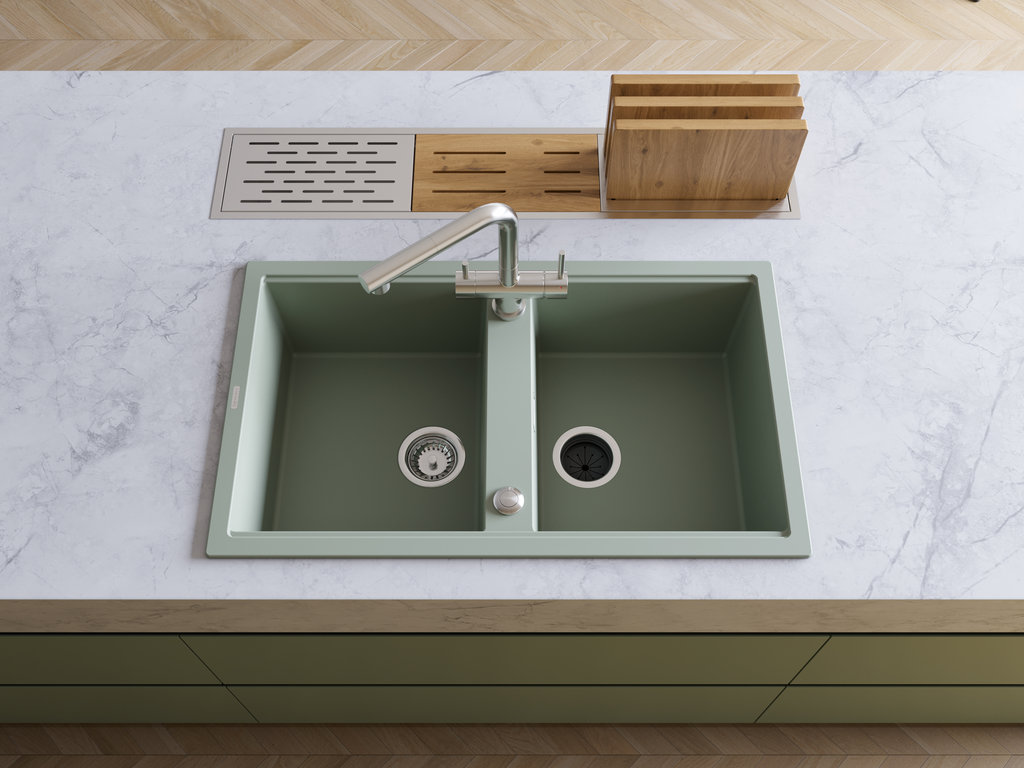 Кухонная мойка Kitagawa 86-2 GR OMOIKIRI 4993491 - Вид №2