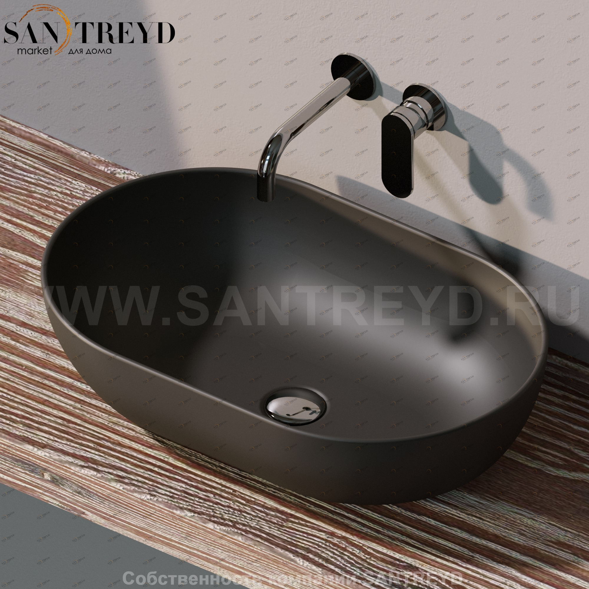 AP62A7006 Накладная раковина на столешницу  овальная Ceramica Flaminia App