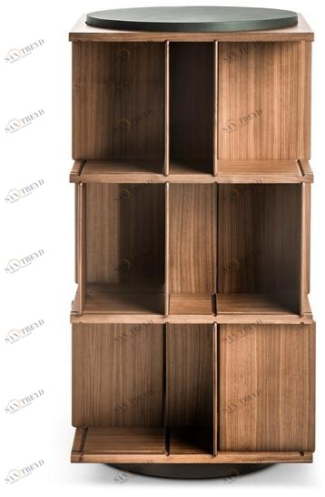 Poltrona Frau Вращающийся деревянный книжный шкаф La collezione - mobili e complementi sun-id-1507520