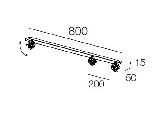 Матовое латунное трековое освещение / прожектор Novalux Honey ARCH-00025505 - Вид №9