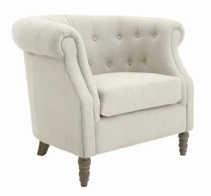 Кресло Lisette белое PUSHA LISETTE 062343 Белый