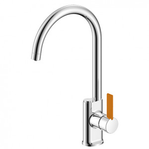 35-09L BUTTON orange  Смеситель для кухни  ARGO kran