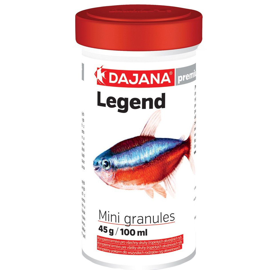 ПР0045371 Корм для рыб Legend Mini Granules Мини-гранулы для всех рыб 100мл DAJANA 