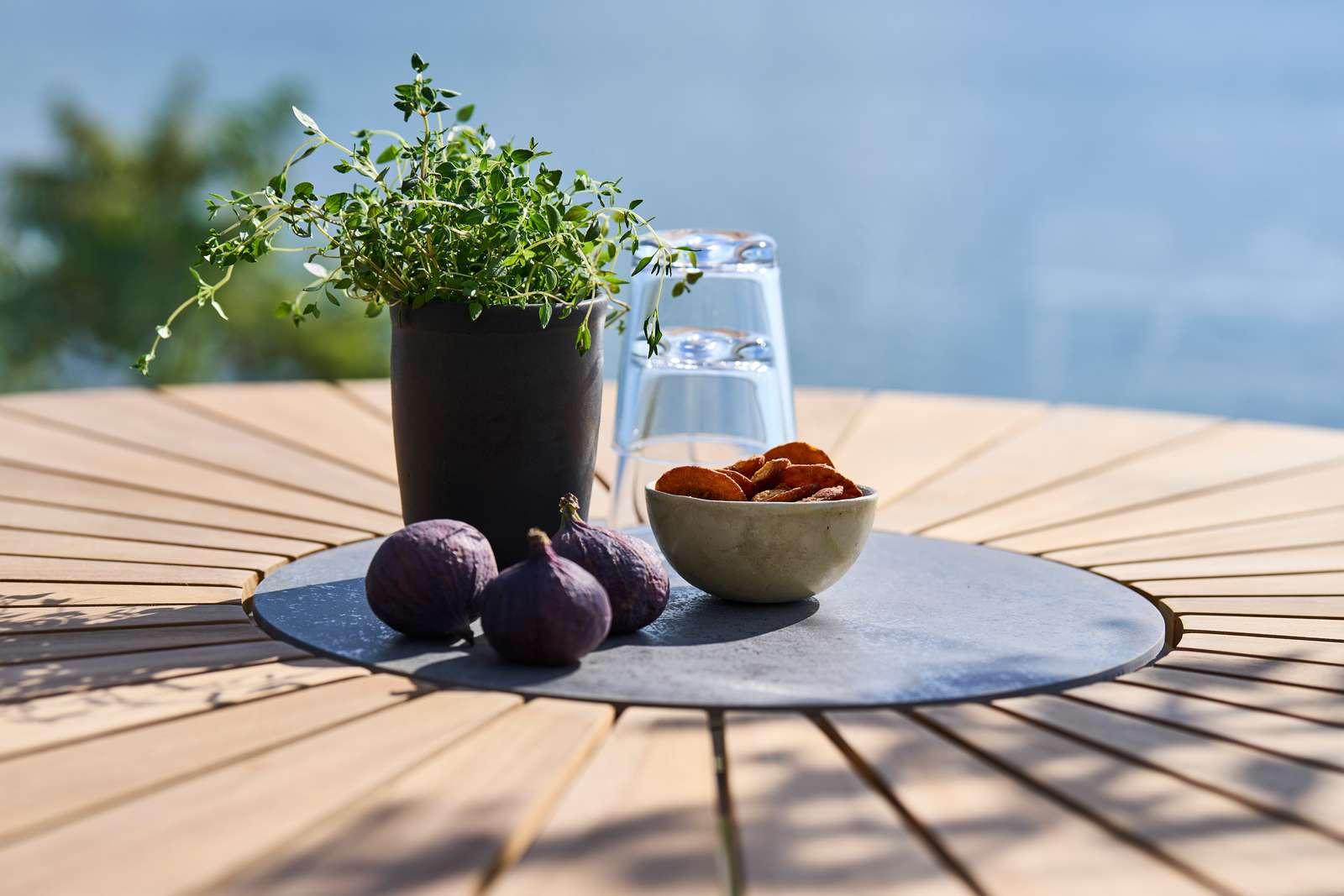 Круглый стол из тикового дерева Mindo Mindo 101 ARCH-00130538 - Вид №4