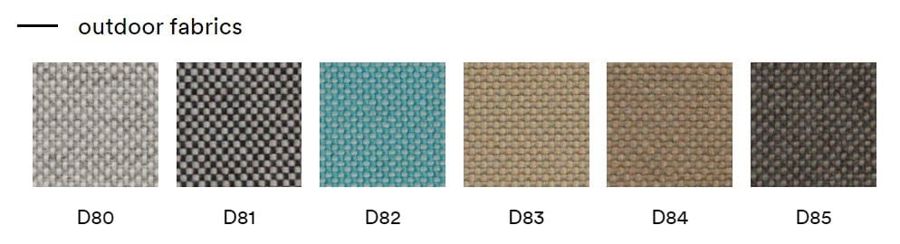 Модульный тканевый садовый диван с полуостровом Pedrali Reva Cocoon ARCH-00125143 - Вид №8