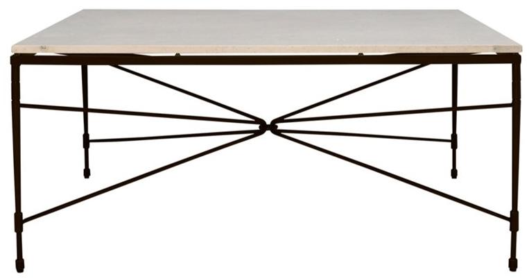 JANUS et Cie Квадратный журнальный столик из смолы и нержавеющей стали Amalfi sun-id-1381348 - Вид №1