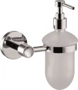 H9700/11CRС Sanibano Sahara, настенный стеклянный дозатор, цвет хром-кристаллы Swarovski crystal