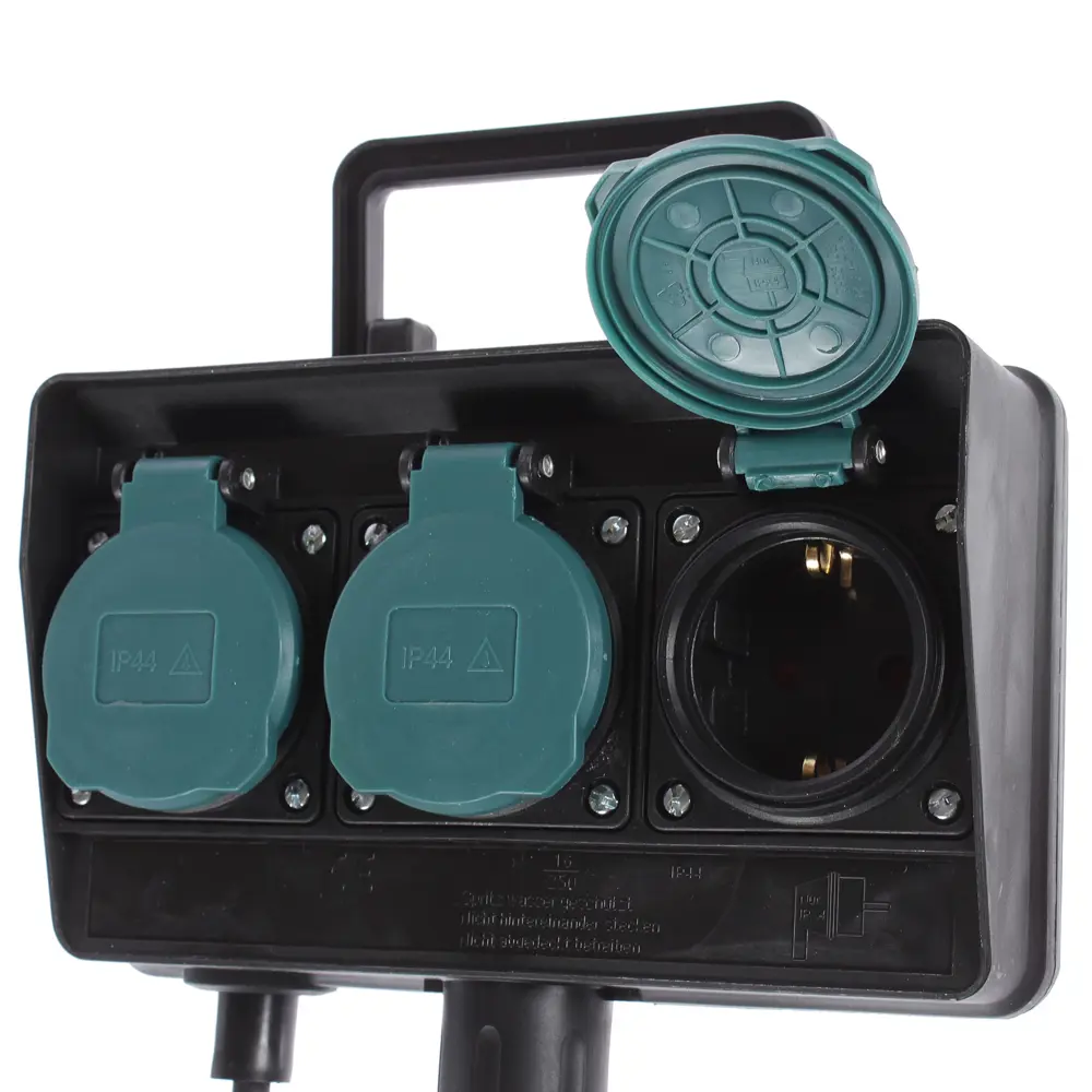 Удлинитель Electraline с защитой от влаги IP44, 3 розетки, 1.5 м 81952820 STLM-1525175 - Вид №2