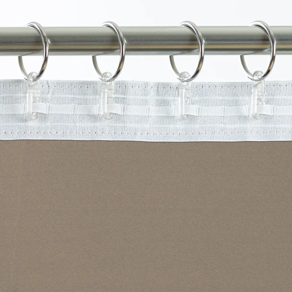 MIAMOZA Комплект штор Джулия с затемнением 150x250 см темно-бежевый 89417858 STLM-1567389 - Вид №3