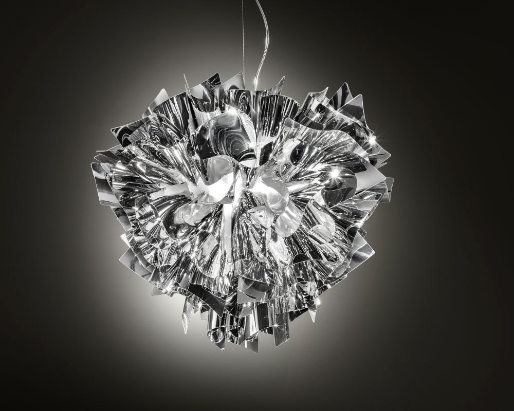 Подвесной светильник Veli Medium Silver от Slamp VEL78SOS0001S_000 SLAMP ДИЗАЙНЕРСКИЕ 243572 Серебряный  - Вид №1