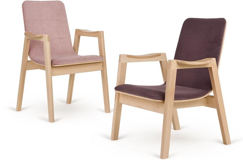 Paged Кресло с обивкой из ткани с подлокотниками Dub sun-id-1418428 - Вид №2