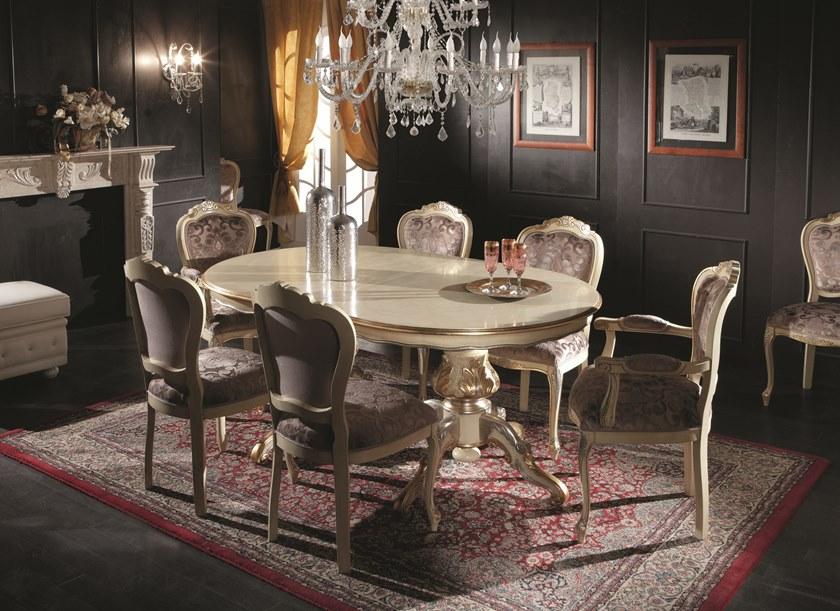 SCAPPINI & C Стул с деревянными подлокотниками, обитыми тканью 35th anniversary Se 266/a - Вид №1