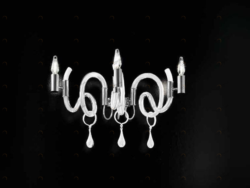 Sylcom Бра из стекла с кристаллами Street 2002