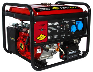Электрогенератор   бензиновый DDE G650EA 1312152