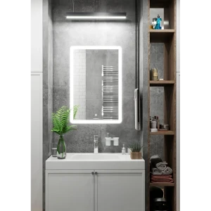 Зеркало для ванной Omega Glass Тип 2 SD332 с подсветкой 60x50 см прямоугольное