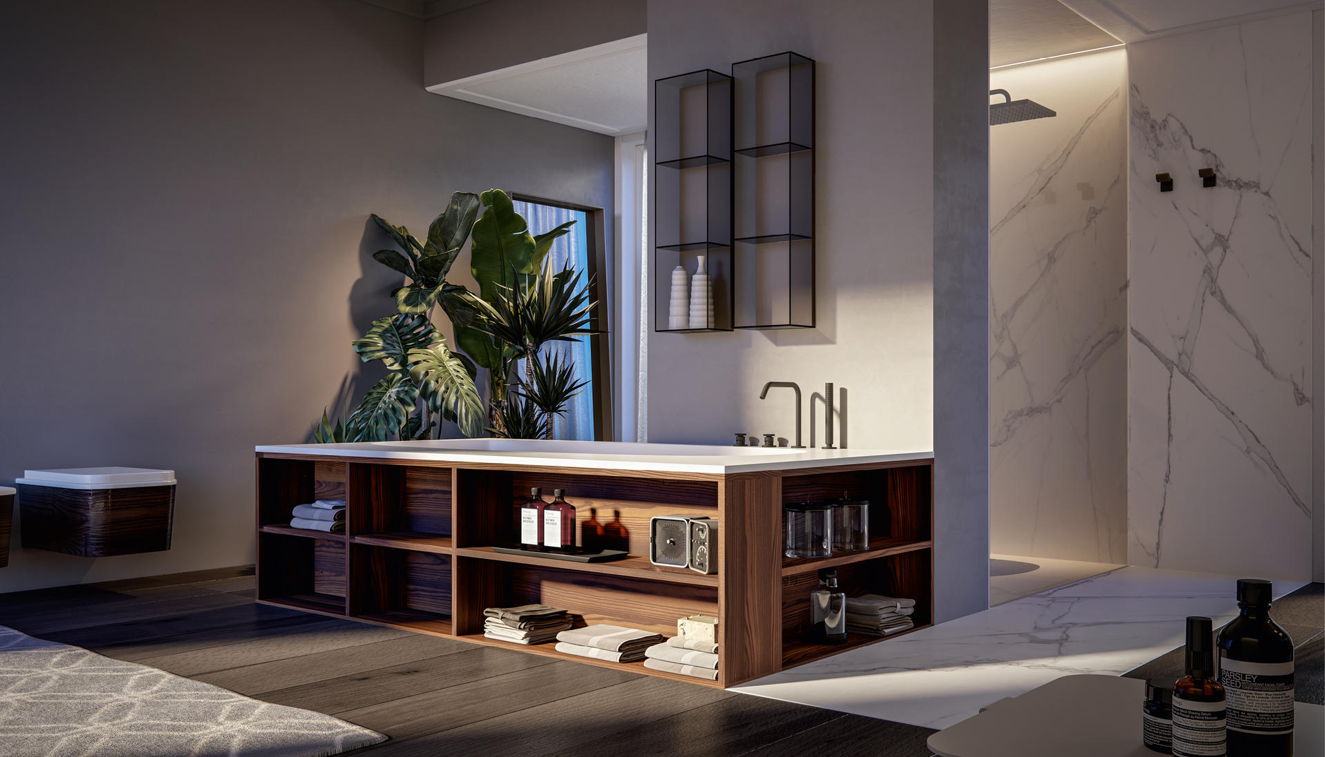 ED-ST16 Edone Книжные ванны КНИГА доступны в различных комбинациях установки  - Вид №2