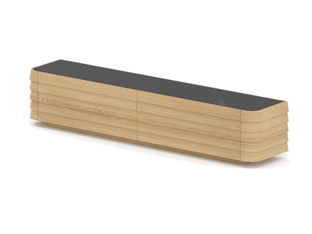 Шкаф для телевизора из массива дерева и стекла Air Division ARCH-00091678